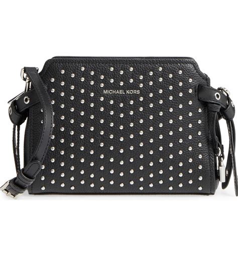 blue studded michael kors bag|michael kors studded crossbody bag.